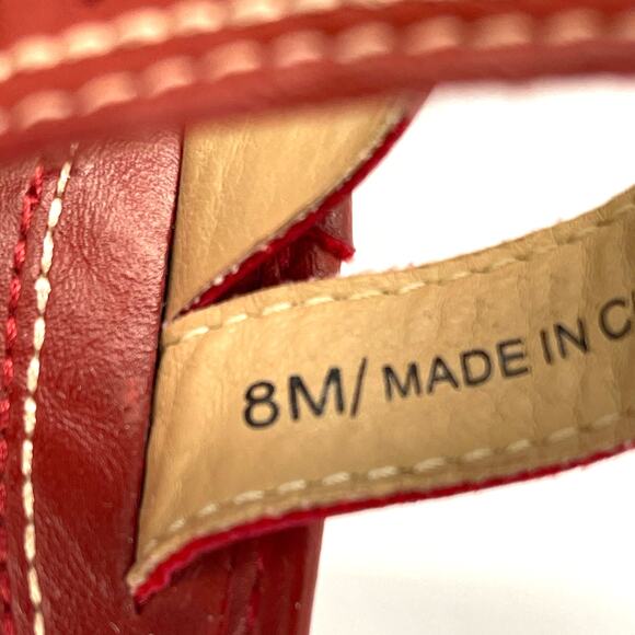 Jambu JBU Women's Destiny Red Strappy Slip-on Sandals Size 8 - Picture 7 of 8